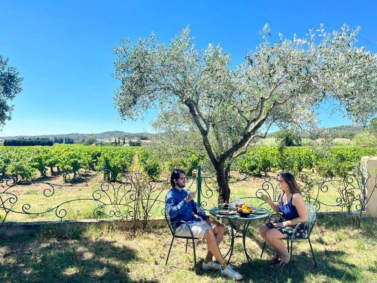 Maison D'Hotes Le Mas Des Vignes Hotel Rochegude  Bagian luar foto